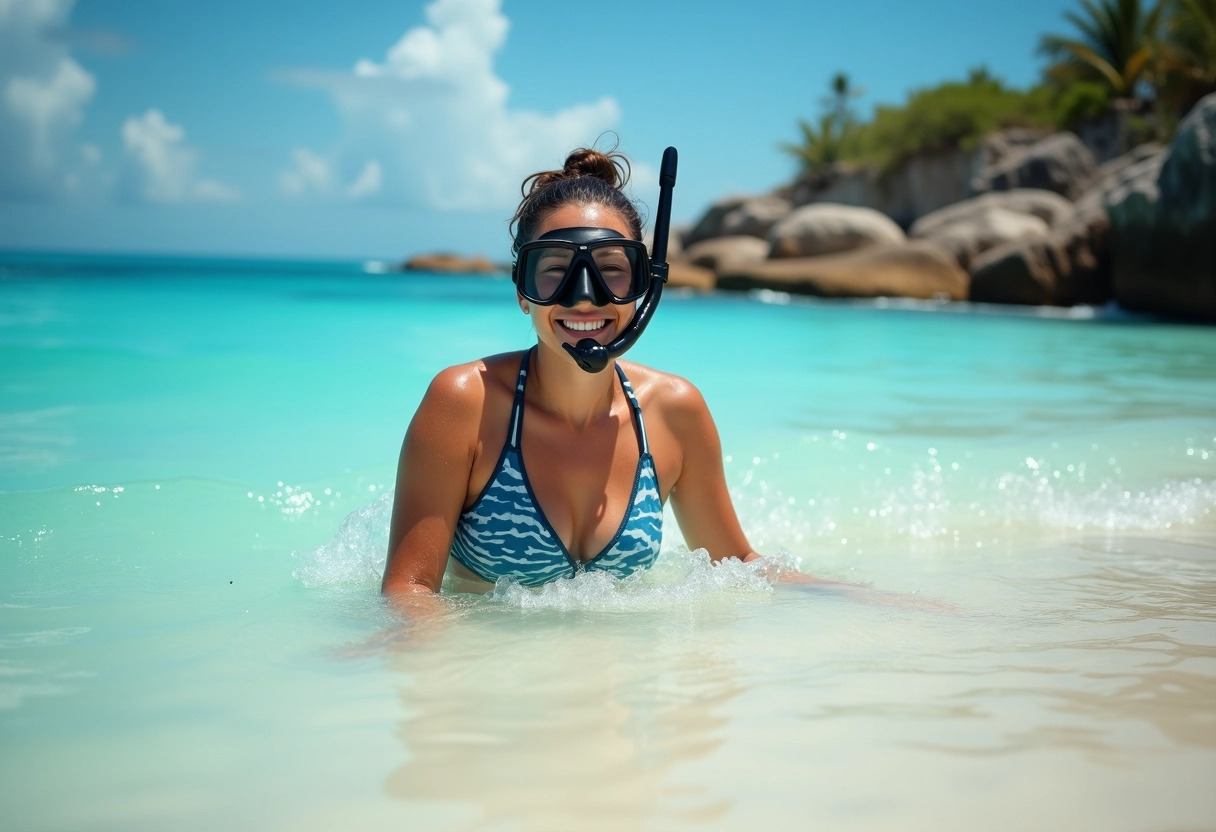 plage snorkeling